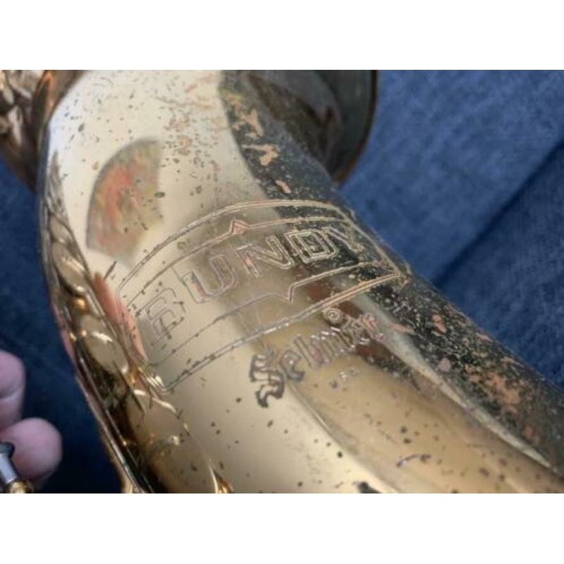 Selmer Bundy - tenor saxofoon (studiesax) met koffer