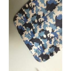 grijs+blauwe legerpint jongens slaapzak 90 cm