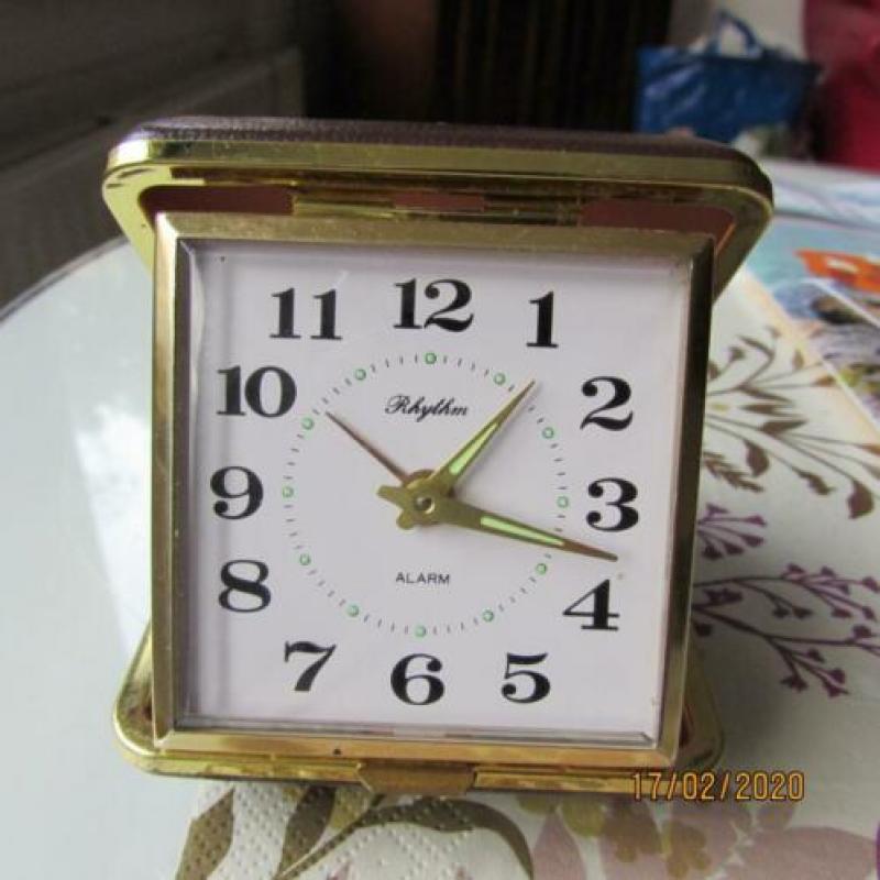 vintage reiswekker rhijthm -alarm -