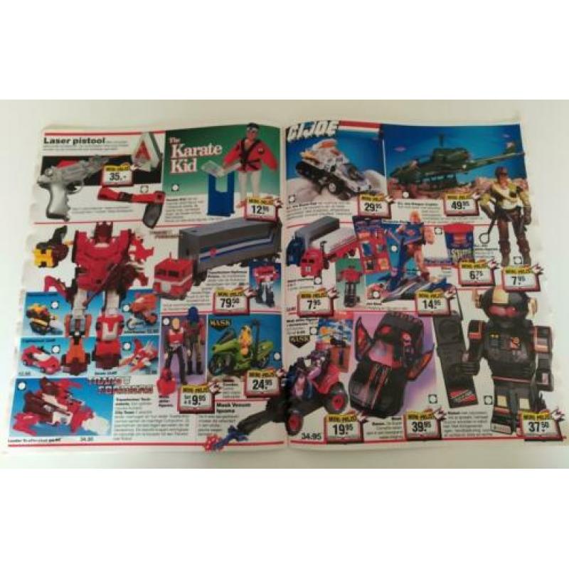 Speelgoed folder catalogus PB 1987 incl MOTU Mask GI Joe MLP