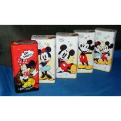 6 blikjes van disney --- mickey en minnie mouse