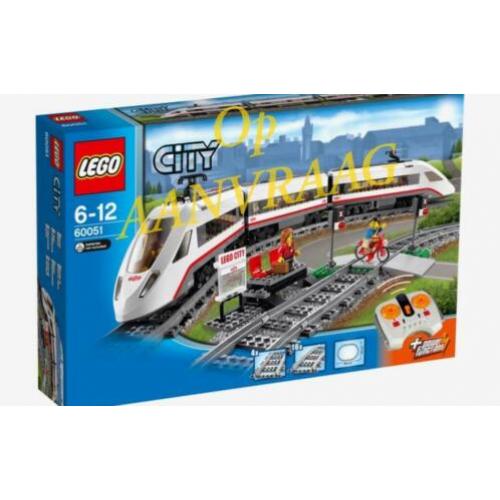 Lego sneltreinen op aanvraag compleet