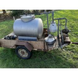 Melkmachine melkwagen melkkar melktank weidetank op aftakas