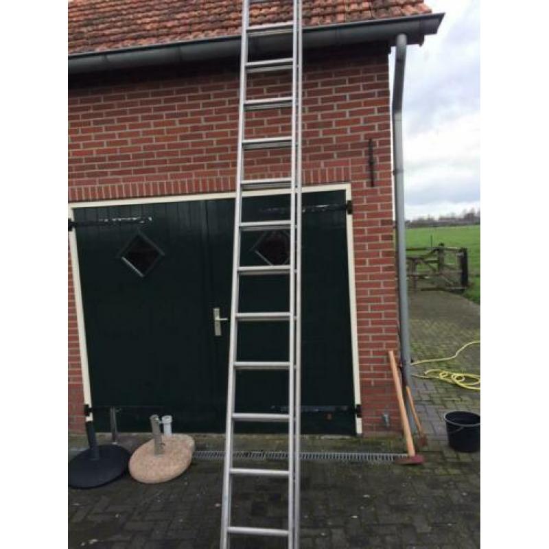 Aluminium ladder 2x375 cm / 2 x 13 sport