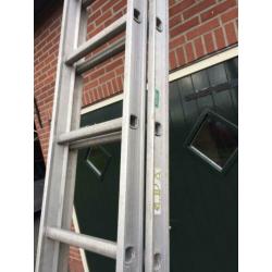 Aluminium ladder 2x375 cm / 2 x 13 sport