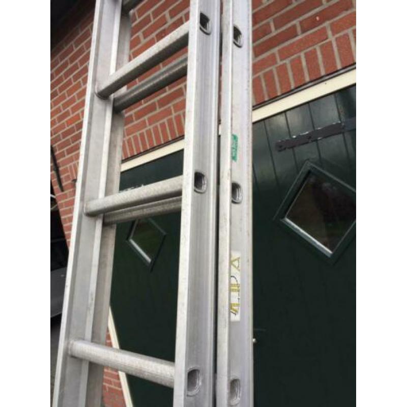 Aluminium ladder 2x375 cm / 2 x 13 sport