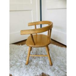Vintage peuterstoeltje Van Dijk stoeltje kinderstoeltje