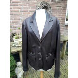 ARMA 44 46 LEREN JAS lamsleer LEER BRUIN blazer jack purdey