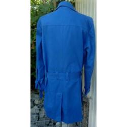 Kobaltblauwe trenchcoat M=40 Mango zomerjas blauwe jas zgan