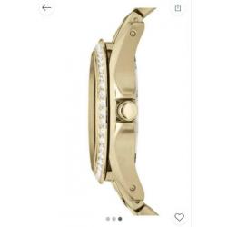 Gouden Fossil Horloge Nieuw!