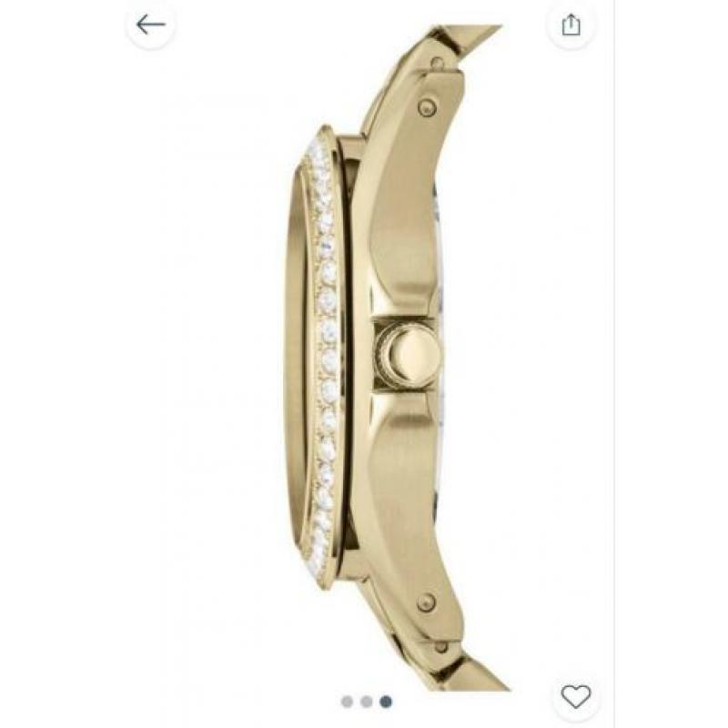 Gouden Fossil Horloge Nieuw!