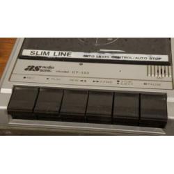 Vintage AudioSonic CT-123 Cassette Tape Recorder