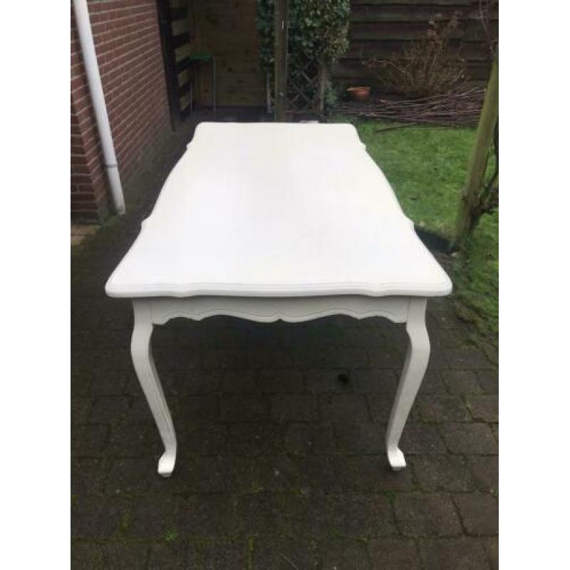 Queen ann tafel brocante eettafel