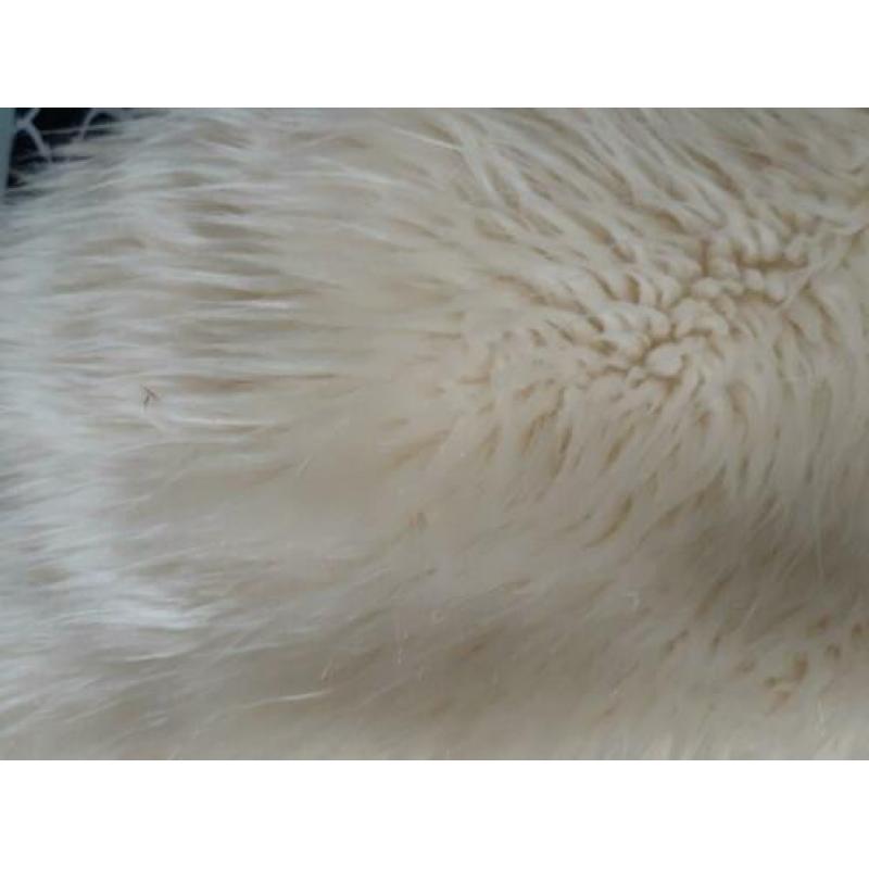 Fake fur jas kort model maat 42