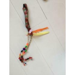 Pruik Indianen meisje en bruine suède laarsjes