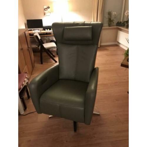 NIEUW luxe echt lederen prominent sta op stoel