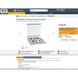 Schone Etna Gaskookplaat met vlambeveiliging+ontsteking