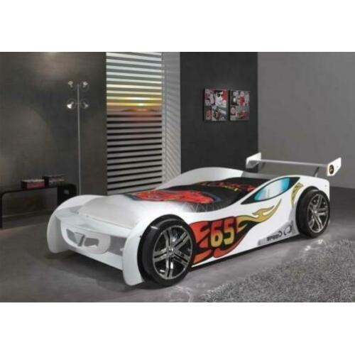 Autobed | Le Mans | Rood of Wit | Bed | Gratis Bodem