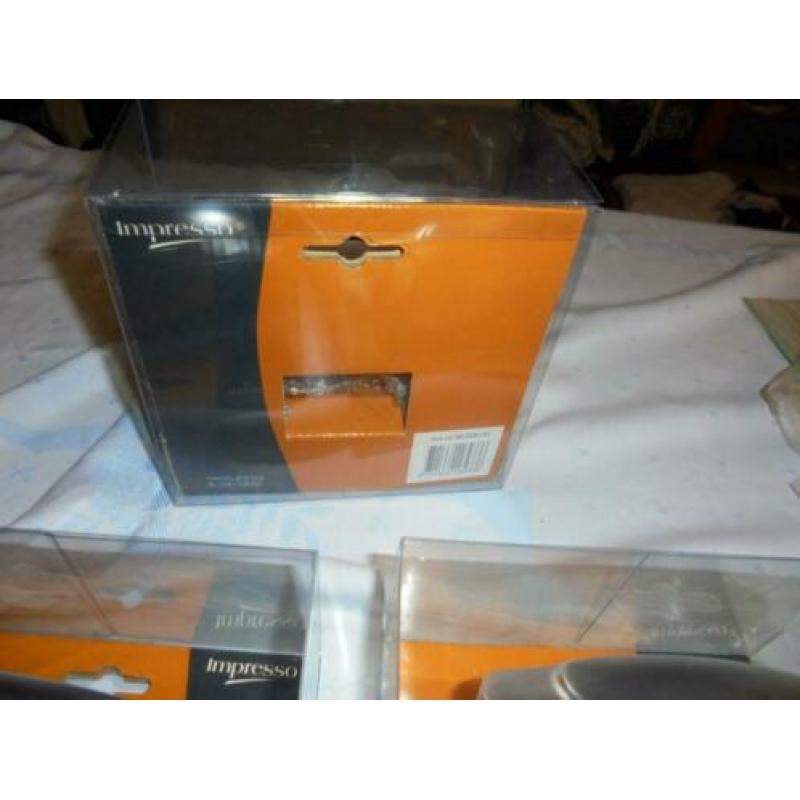 5x deurklink set type vinci kleur aluminium incl verzenden