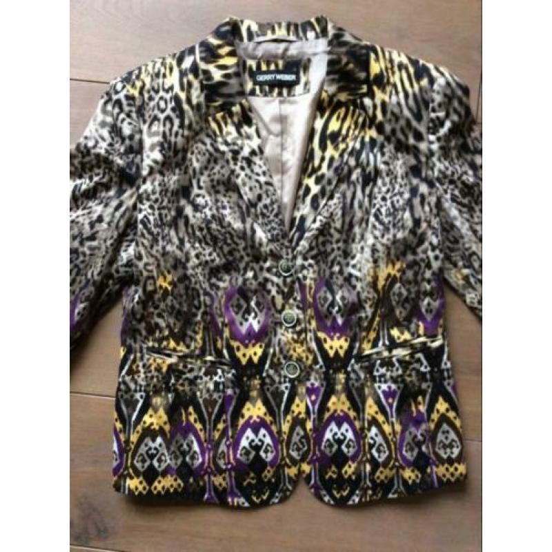 Z.G.A.N Gerry weber jasje maat L. Tijgerprint dierenprint