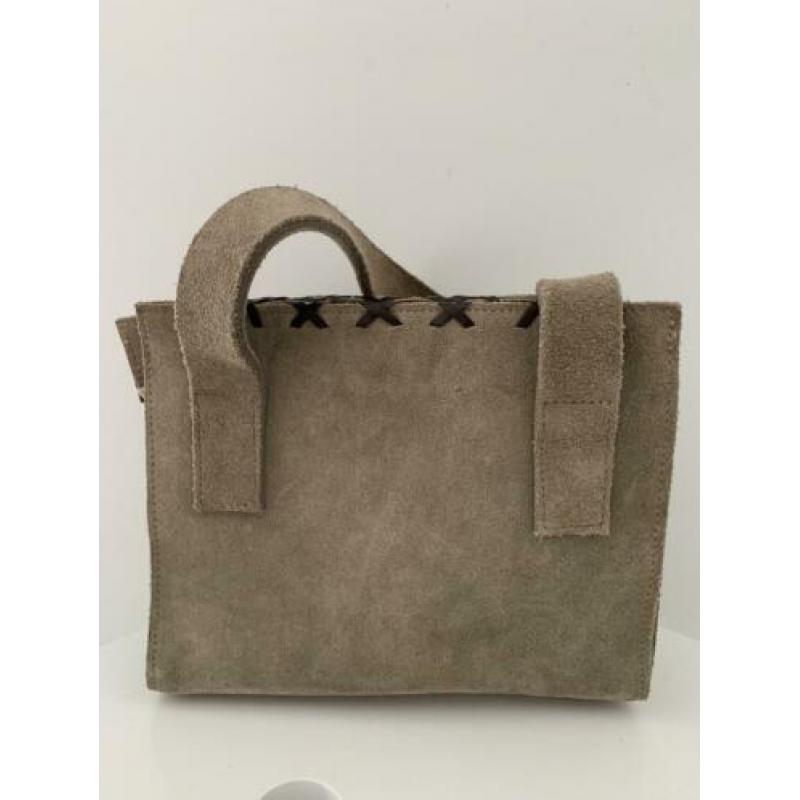NIEUW!!!!! Suède tas van ontwerp Ellen Verbeek