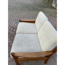 vintage design 3, 2 en 1 / Dyrlund / fauteuil / bankstel