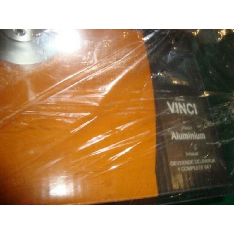 5x deurklink set type vinci kleur aluminium incl verzenden