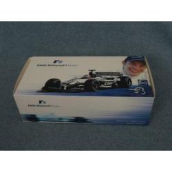 F1 Williams BMW FW22 Jenson Button DEALER uitgave 1:18