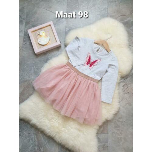 Maat 98 Meisjes Tutu Jurk met Glitters PRIMARK