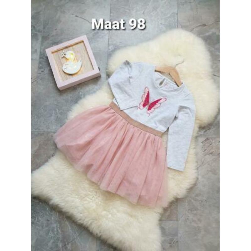 Maat 98 Meisjes Tutu Jurk met Glitters PRIMARK