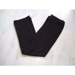 nieuwe zwarte pantalon met glans van Clockhouse mt 40