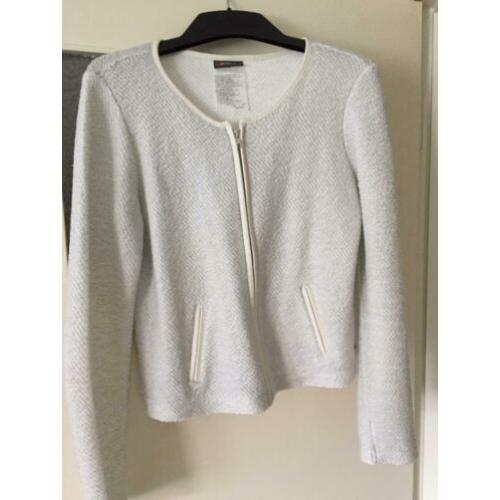 Nieuw licht grijs/beige jasje/vestje maat 39 streetone