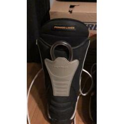 Snowboard schoenen Nitro Power Line (zwart met grijs+geel)