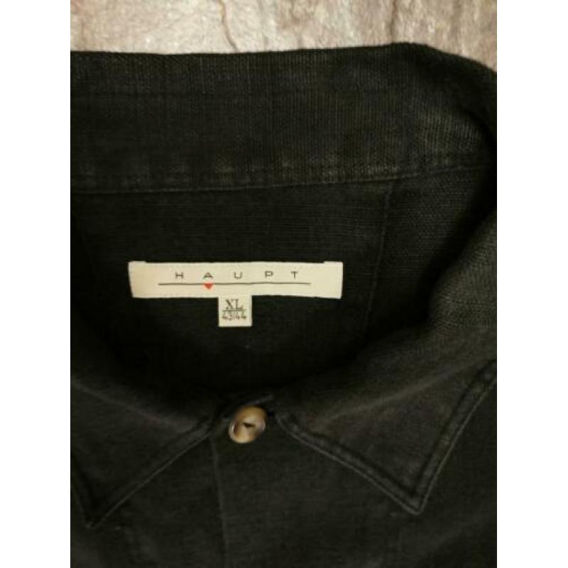 , zwarte blouse van het merk Haupt maat XL