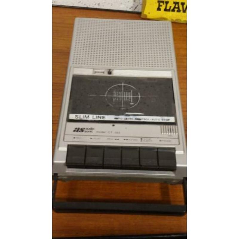 Vintage AudioSonic CT-123 Cassette Tape Recorder