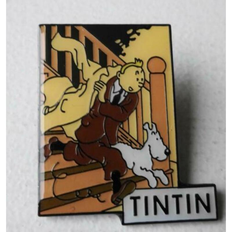 Kuifje pin speldje Kuifje en Bobbie uit Het gebroken oor