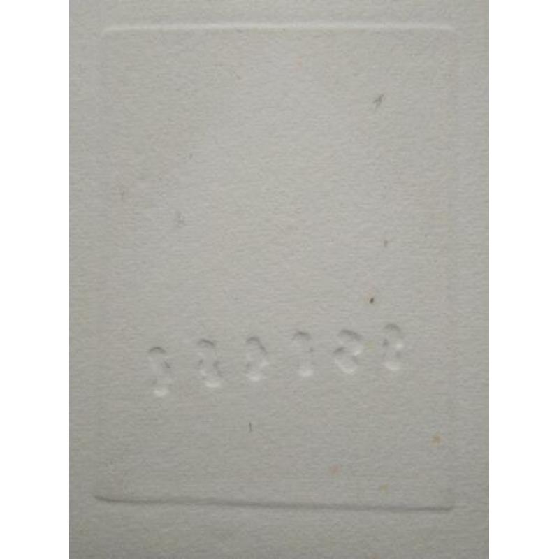 Litho relief druk Onbekende kunstenaar 1977