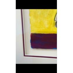 Corneille, originele aquarel, prachtig ingelijst -TOP-