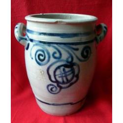 Lot van 6 stuks oude Keulse potten.