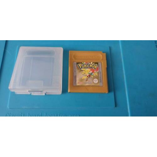 Pokemon Gold (GB) + Beschermhoesje incl. Reserve batterij