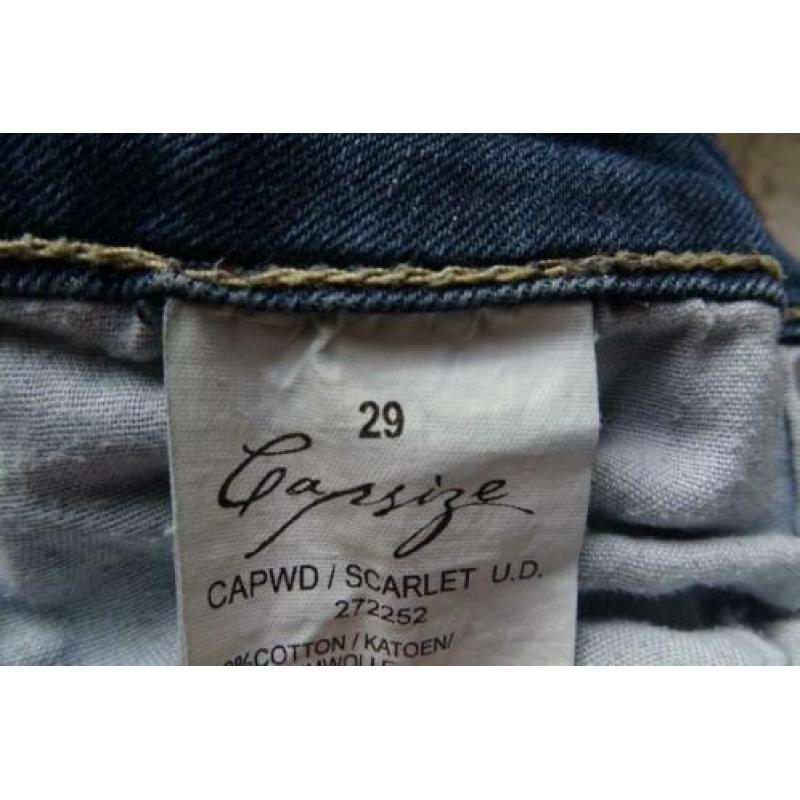 Blauwe spijkerbroek maat 29 merk Capsize