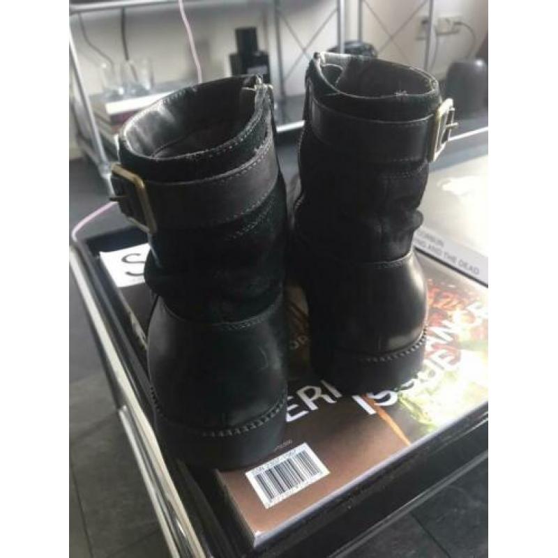 G STAR RAW zwarte leer laarsjes 42 heren booties mode
