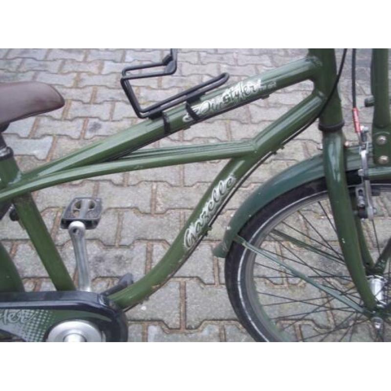 24 inch gebruikte stoere gazelle FREESTYLER n3 legergroen !!
