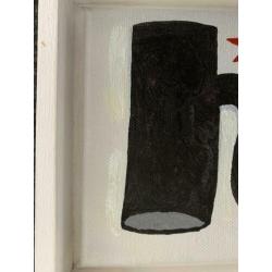Olieverf schilderijtje Klaas Gubbels 13x18 cm