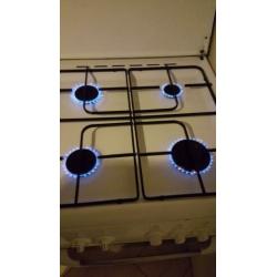 Gasfornuis met elektrische oven