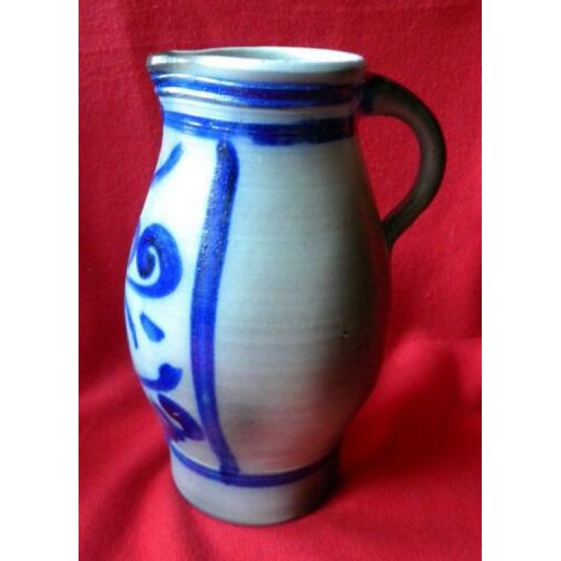 Lot van 6 stuks oude Keulse potten.