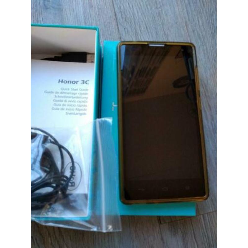 Smartphone Huawei Honor 3c zwart/wit gsm