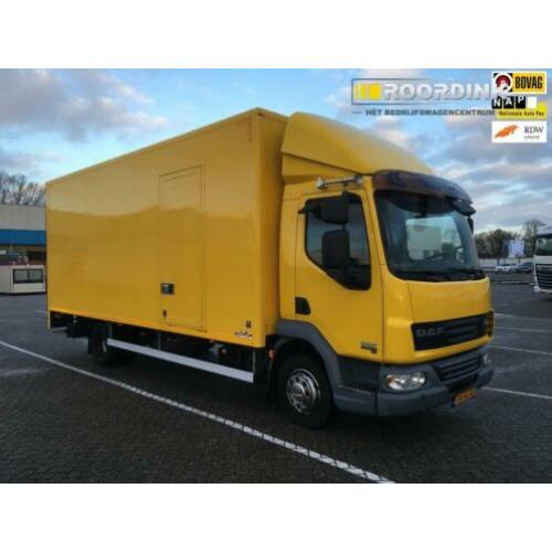 Daf FA LF45 3D spoiler, 1500 kg laadklep, vangmuil