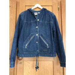 Jeansjas met capuchon