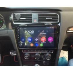 navigatie vw golf 7 2013 carkit 10 inch scherm android 9 usb